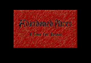 Abandoned Places screenshot 2 for Amiga